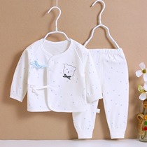 Newborn clothes pure cotton spring and autumn baby autumn clothes autumn pants warm newborn cotton baby monk clothes underwear set