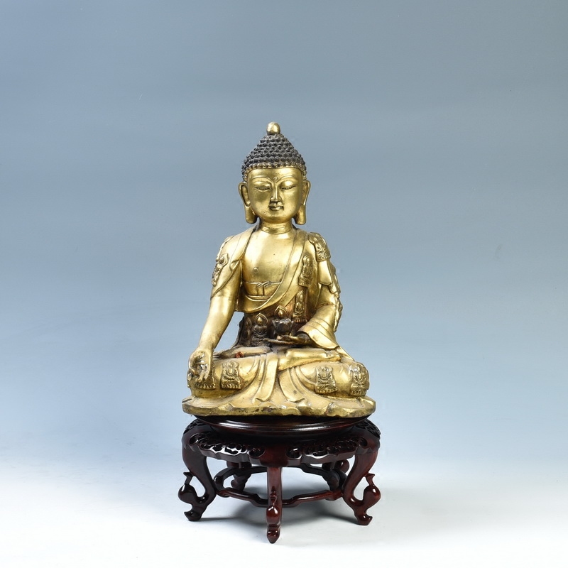 Pianology picking red mahogany acid branches crafts of Buddha lotus base round solid wood vases are it base