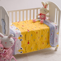 Childrens air conditioning is 1 2m kindergarten summer cool quilt kindergarten nap small quilt thin cartoon quilt core 120x150