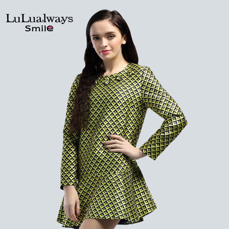 lulualways我爱露露摩登优雅低腰鱼尾a版连衣裙女装包邮lfd5057