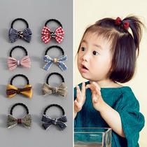 Children Hairband hair accessories headline handmade bow girl rubber band baby does not hurt hair little girl tie hair floral headdress