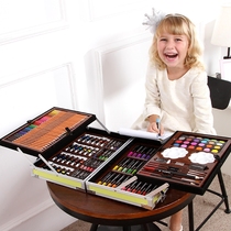Childrens painting brush painting set Kindergarten watercolor pen art school supplies girl birthday primary school gift