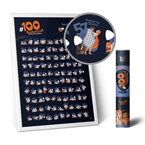 liveart imported US 1DEA fun poster 100 kinds of sex poses list Valentines Day gift