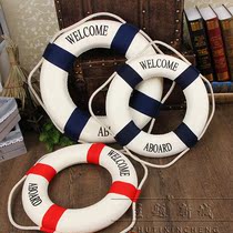 Mediterranean home life circle decorated swimming ring wall decoration shop display photographic props