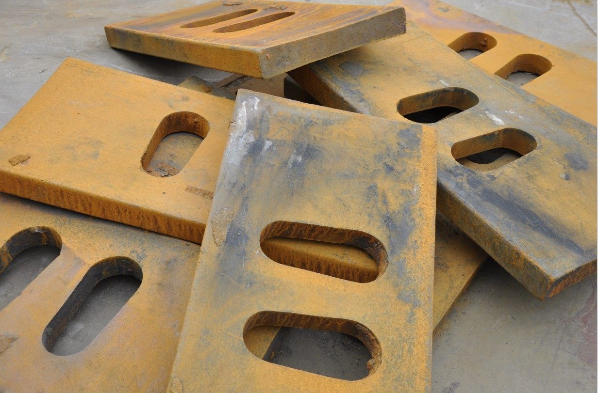 pe-600x900颚式破碎机配件 调整座 调整垫铁 斜铁 肘板垫 肘板