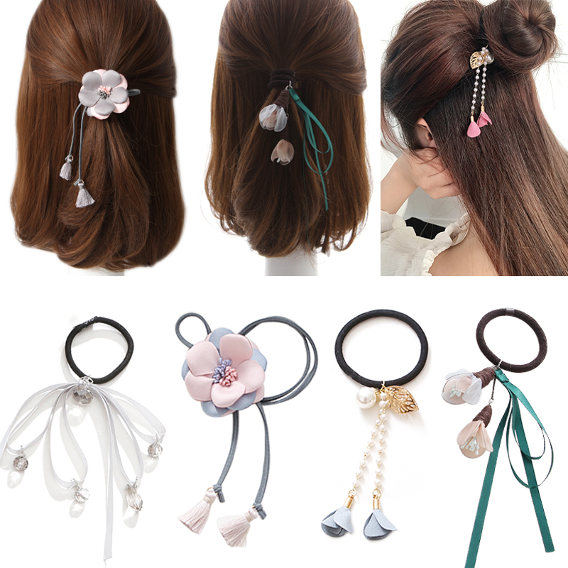 Korea cute hair ring hair accessories headband rubber bale tie rope tie