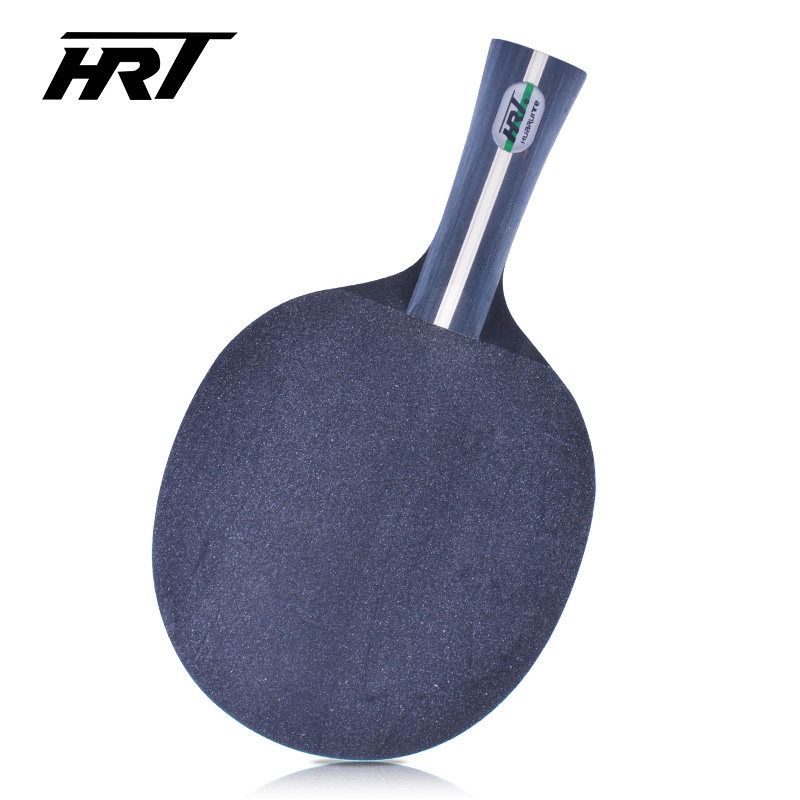 Authentic crystal carbon table tennis bat floor HRT Huaruite black red blue crystal double carbon table tennis floor