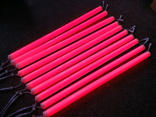 led单色红光常亮数码管护栏管轮廓线条led数码管外墙亮化防水灯管