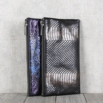 Mens dermis Cross Purse Sheep Leather Money Clip Card Bag Zero Wallet MEN AND WOMEN LOVERS Deep Hill Nine