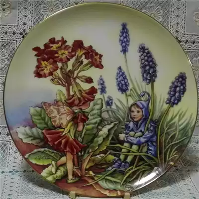 British Border Fine Art Flower Fairy Collection Western Primrose Fairy Collection Plate