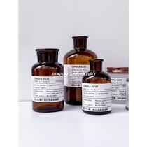 ins Norse small brown bottle home vase chic pendulum props transparent retro home Vase ornaments