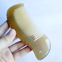 Color Uber and penetrating cute natural handmade white buffalo horn comb small number without handle Spring Festival gift-giving