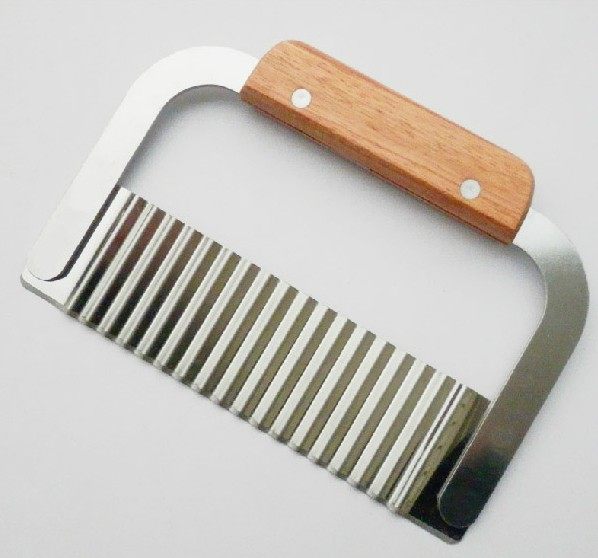 波浪刀狼牙土豆刀不锈钢薯条片刀波纹切条器水果切天蚕土豆的工具