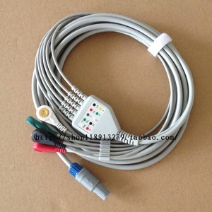 心电监护仪配件 科瑞康pc9000 一体5导联线 监