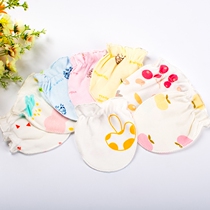 Spring and summer new baby gloves newborn baby pure cotton anti-scratch gloves pure cotton newborn baby