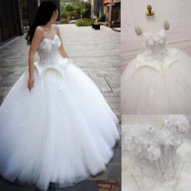 2021 new bride wedding dress thin plus size tutu wedding welcome ceremony go out wedding dress customization