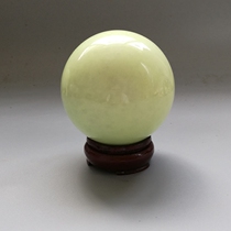 Natural fluorescent stone ice oasis stone original stone Luminous Stone Pendulum with Yingying stone luminous ball luminous ball sending base