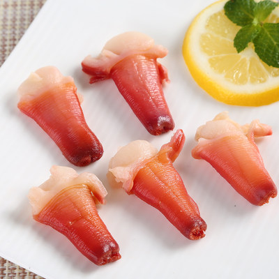 深水游加拿大兰花蚌200g 刺身北极贝头冰山蚌刺身材料 送芥末酱_5折