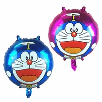 Cartoon aluminum balloon 18 inch round Dingdang cat childrens birthday baby 100 Days party decoration balloon
