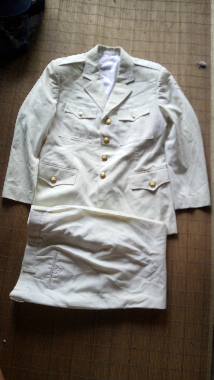 正品二手毛料干部海白色春秋装常,服二手白色干部西装