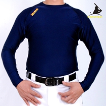 (every move) male and female baseball softball long sleeves dark blue tight inner lining smooth and comfortable perspiration dry blouses