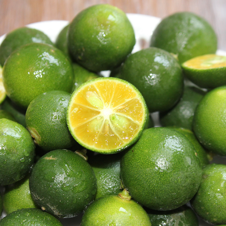 海南小青桔1斤青桔小金桔青橘青金橘青柠檬新鲜水果多汁水果新鲜_不