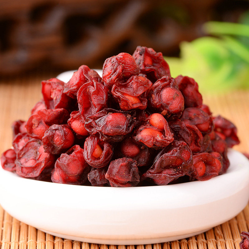 徽豪野生北五味子辽五味子蒸五味子茶500g包邮