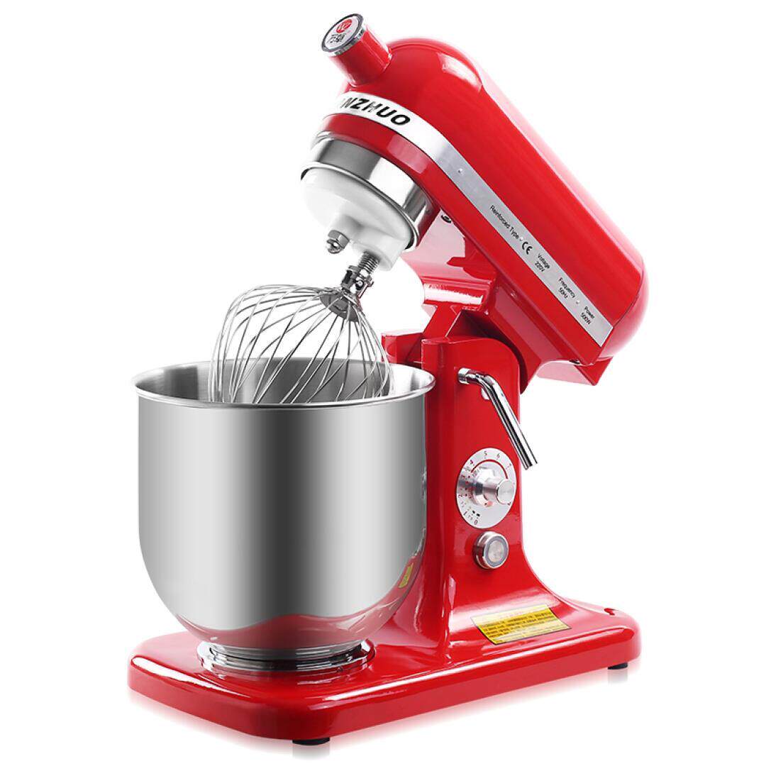 (wantjoin)商用厨师机和面机家用揉面机大功率500w 高贵红