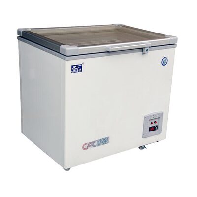 捷盛208l冷冻柜-40度超低温冷冻深冷卧式冷柜商用冰柜金枪鱼试验_不