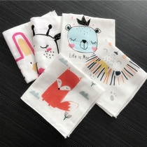 Cotton gauze baby saliva towel baby wash face towel children Baby Baby small square towel handkerchief handkerchief feeding gauze