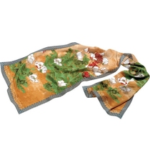 American Tourism Metropolitan Museum Cultural and Creative Commemorative Gifts Boutique Poppy Silk Scarf Scarf