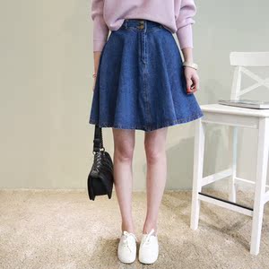 显瘦高腰半身裙