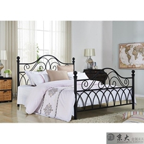 Jingda export quality American retro country European pastoral high-end environmental protection formaldehyde-free double wrought iron bed
