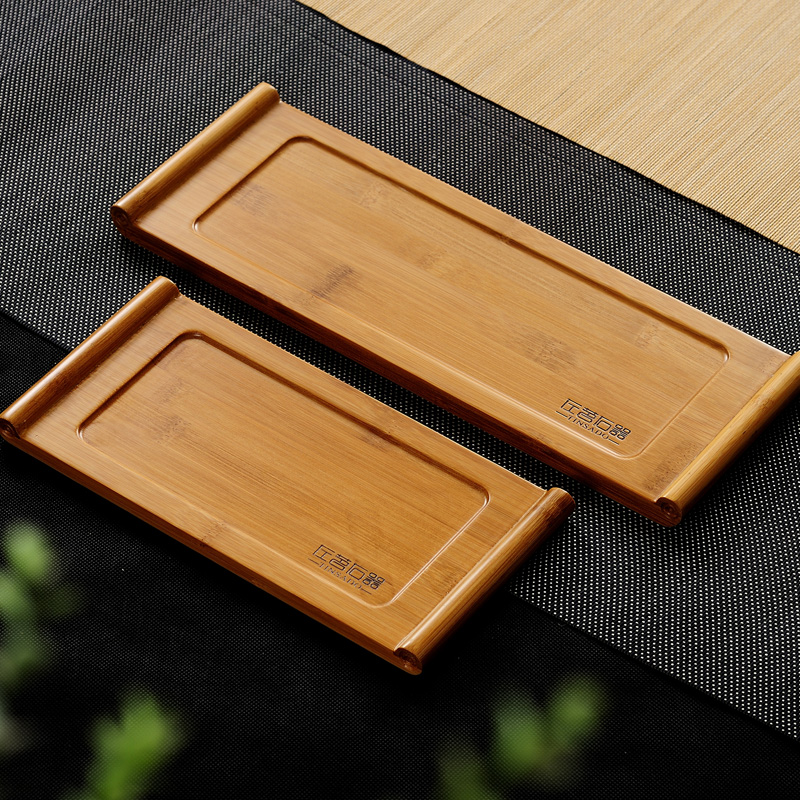 左茗右器竹制奉茶盘茶托cp038