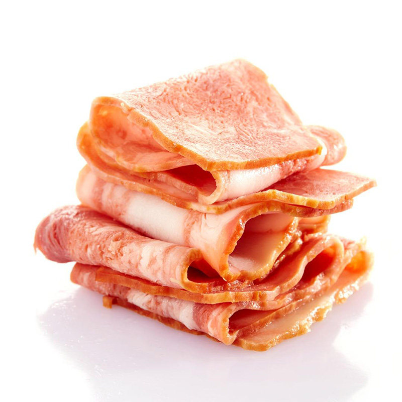 中粮家佳康培根1kg 1公斤原装培根片 早餐披萨意面手抓饼烘焙原料
