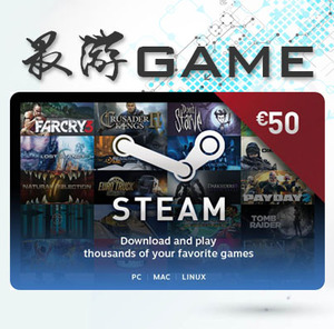 Steam 正版客户端 steam商城20\/50欧元充值卡
