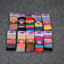 American brand Goni no damage series Hairband rainbow candy color pony tail flexible rubber band 30