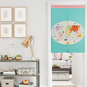 清新文艺棉布门帘