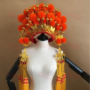 戏剧戏曲贵妃醉酒凤冠霞帔中式婚礼新娘凤冠影