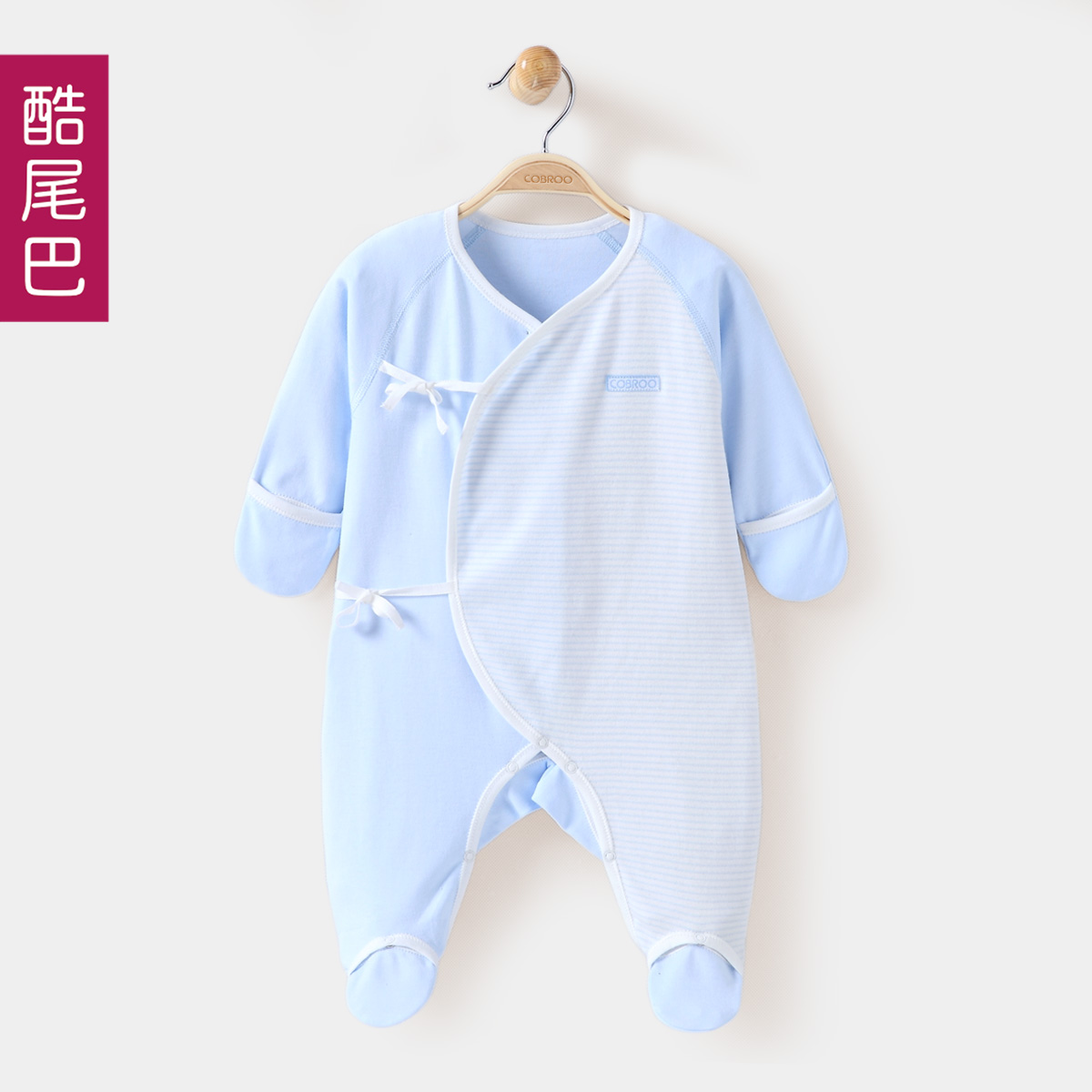 初生婴儿连体衣服春秋婴幼儿春装纯棉哈衣宝宝爬服新生儿衣服装产品展示图5