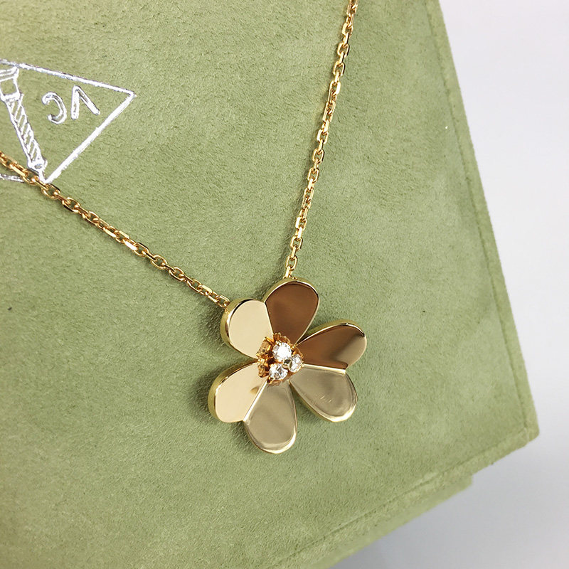 [9.9新]梵克雅宝vca女士frivol系列花朵项链