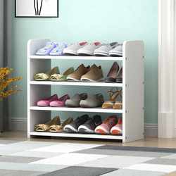 Extreme speedSimple multilayer shoe rack living room wooden shoe cabi