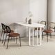 New Nordic Rock Slab Island Dining Table 현대 간단한 작은 아파트 식당 식당 가정에서 반 유원 New Nordic Rock Slab Island Dining Table 현대 간단한 작은 아파트 식당 식당 가정에서 반 유원