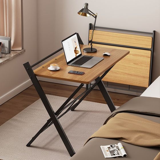 Foldable bedside table Simple writing desk Computer desk Student home desk Rental U bedroom study bedside
Foldable bedside table Simple writing desk Computer desk Student home desk Rental U bedroom study bedside