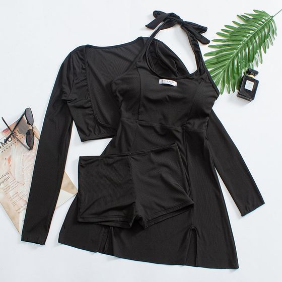 American hot girl b conservative sports long-sleeved swimsuit women one-piece slimming belly-covering vacation swimsuit 2226
American hot girl b conservative sports long-sleeved swimsuit women one-piece slimming belly-covering vacation swimsuit 2226
