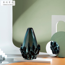 2020 new simple modern vase original Model Room soft home accessories living room creative flower decoration