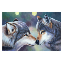 Su Zhang Fengs Love each other boutique oil painting