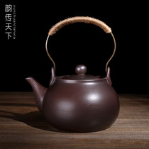 Taiwanese handmade pottery pot health pottery clay cooking teapot retro coarse pottery tea cooker electric pottery stove open fire kettle