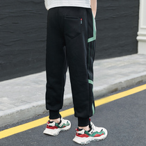 Boys and children spring and autumn thin Western style casual sports pants 2021 new Zhongda boy boys autumn Korean version