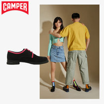 Camper womens shoes Twins fashion trend business shoes Elegant lace-up playful flats